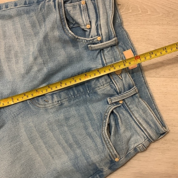 MOTHER The Tripper Flood Fray jeans SIZE 25 light buttons fly limited edition - Picture 11 of 15